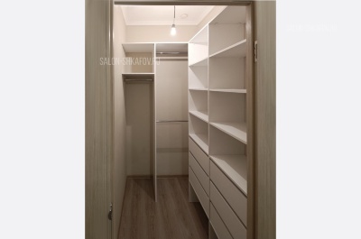 Гардеробная Г-образная 01_26